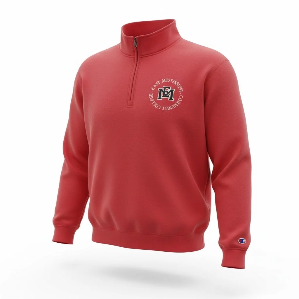 Red Women Quarter Zip.jpeg