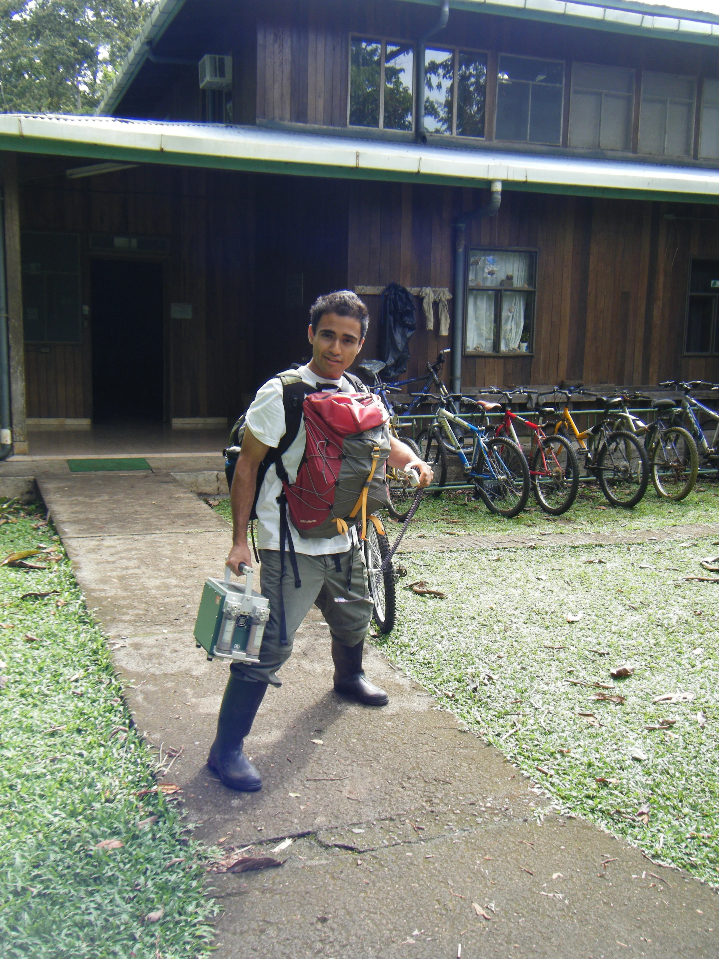 Utsarga Bhattarai was an REU student from Colorado College and spent the summer of 2011 at La Selva, where he helped collect soil respiration data that served as the foundation for our funded NSF proposal as well as examined the variation in soil respiration across ant nests