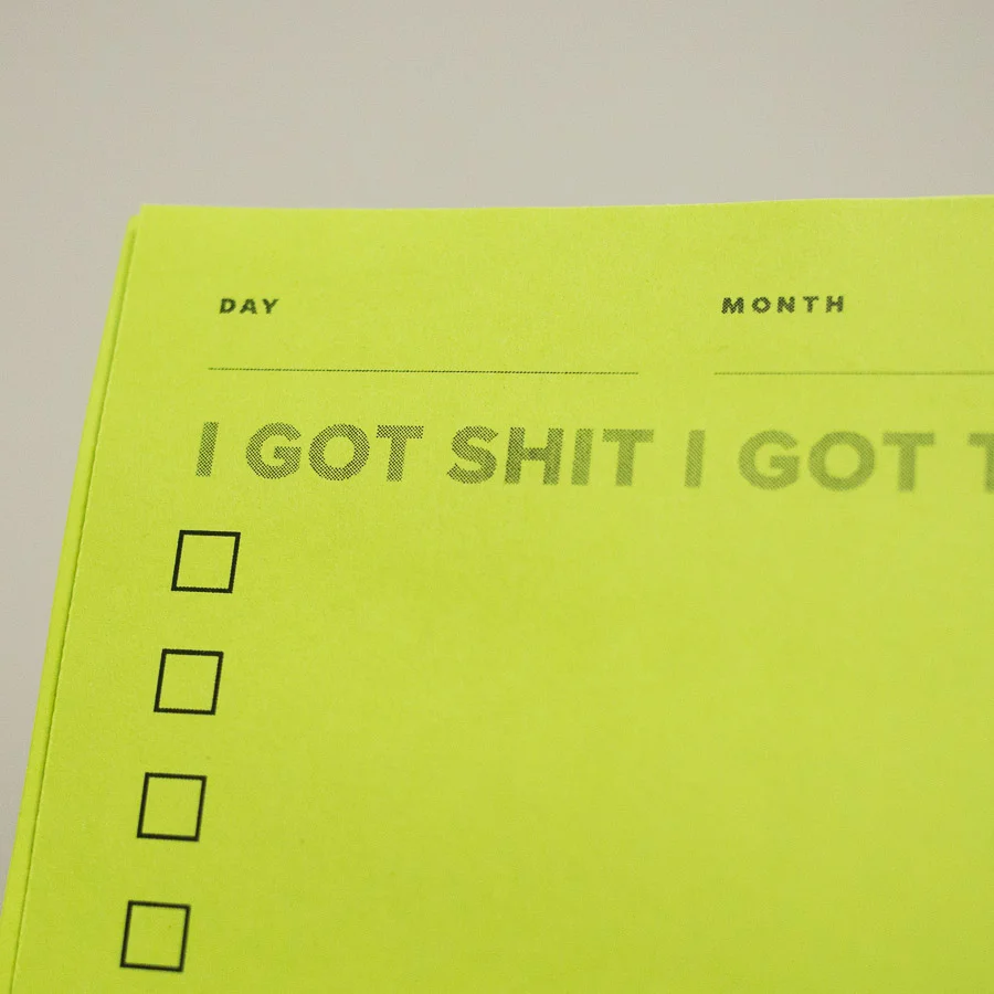 Half the Shit To-Do List