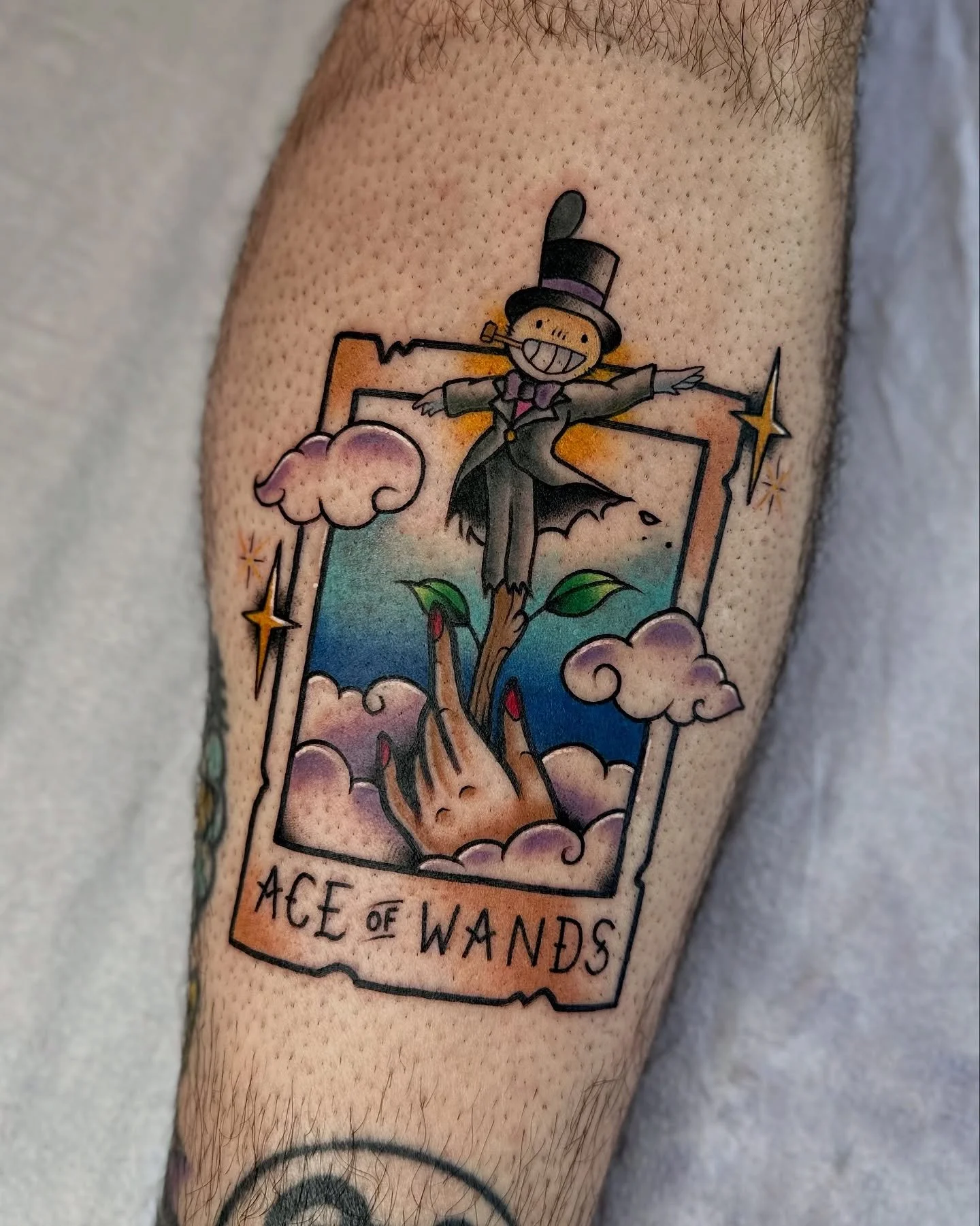 I had lots of fun making this ace of wands tarot card with Turnip Head as the wand ☺️ I am always down for a Studio Ghibli mashup! Thank you James for the fun idea and the trust 🙌🏽