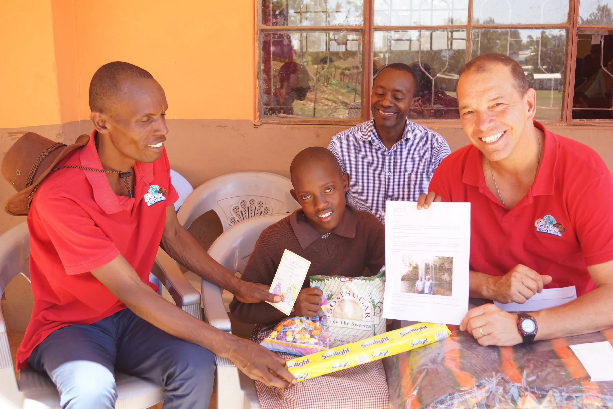 Sarah is a scholarship student and exchanges letters with her sponsor regularly