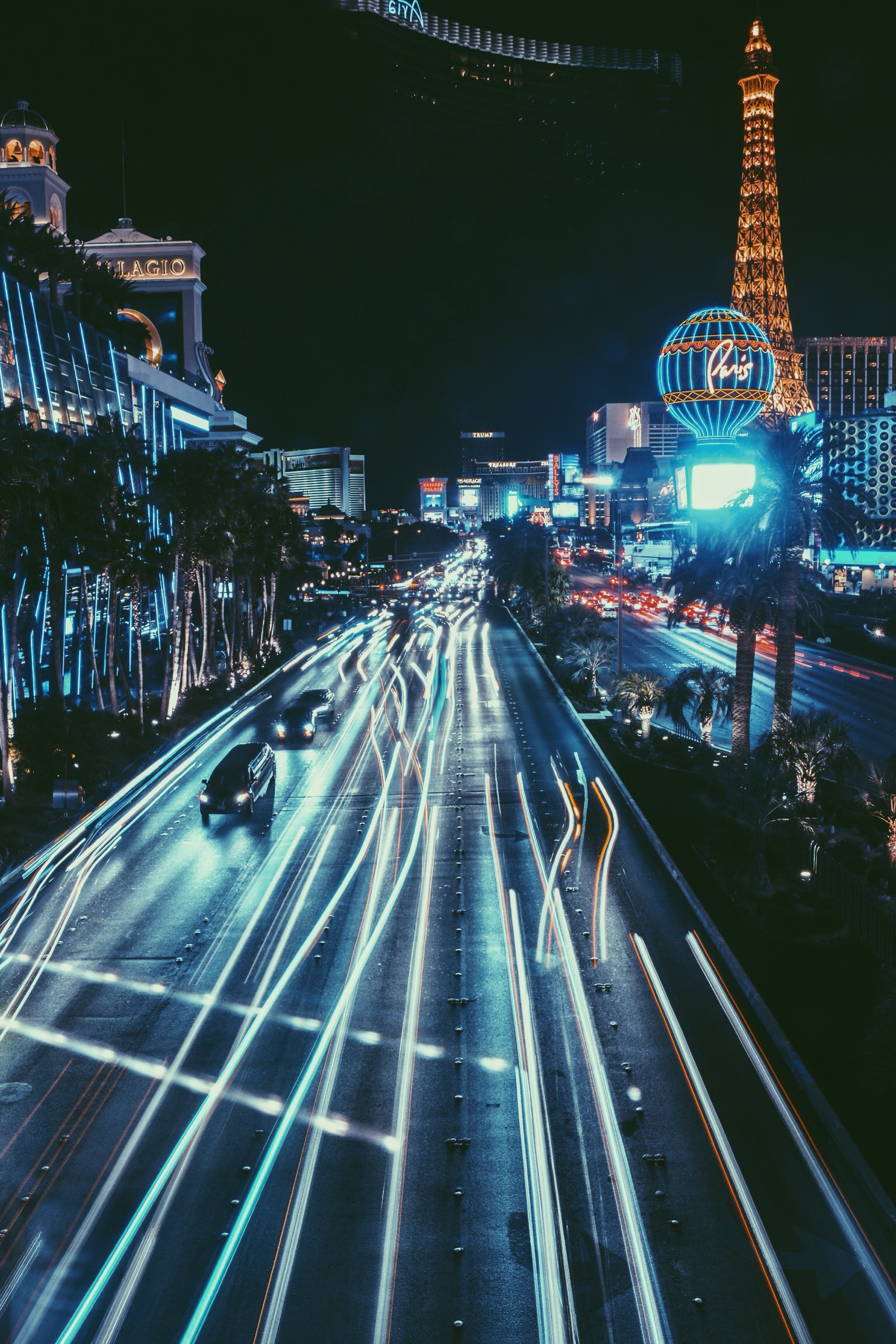 vegas' night life reminded me of home and all the workers on every street made me crack up with their methods of getting people into their place of work.