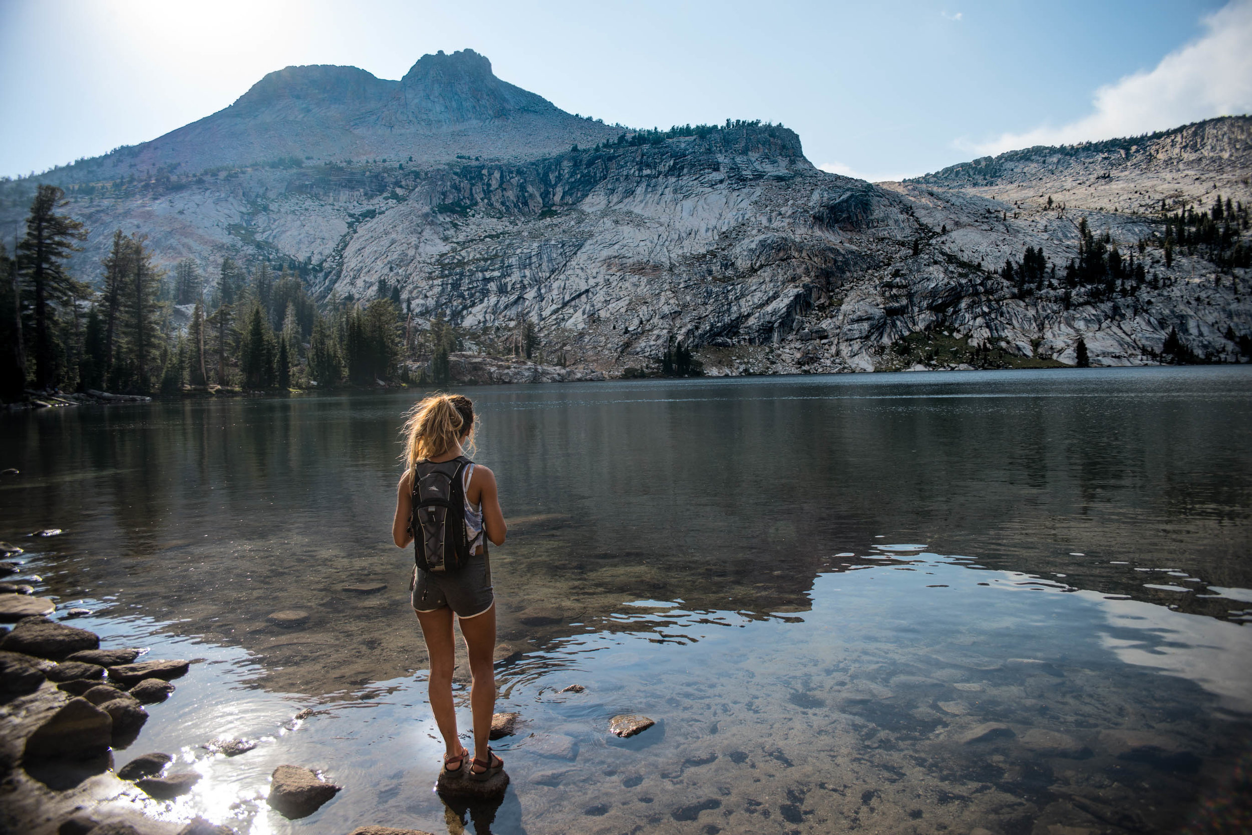 Hike up to May Lake