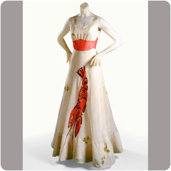 Elsa Schiaparelli y Salvador Dalí, Dinner Dress