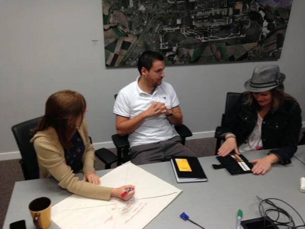 Robert Dawson leading a collaborative strategy session