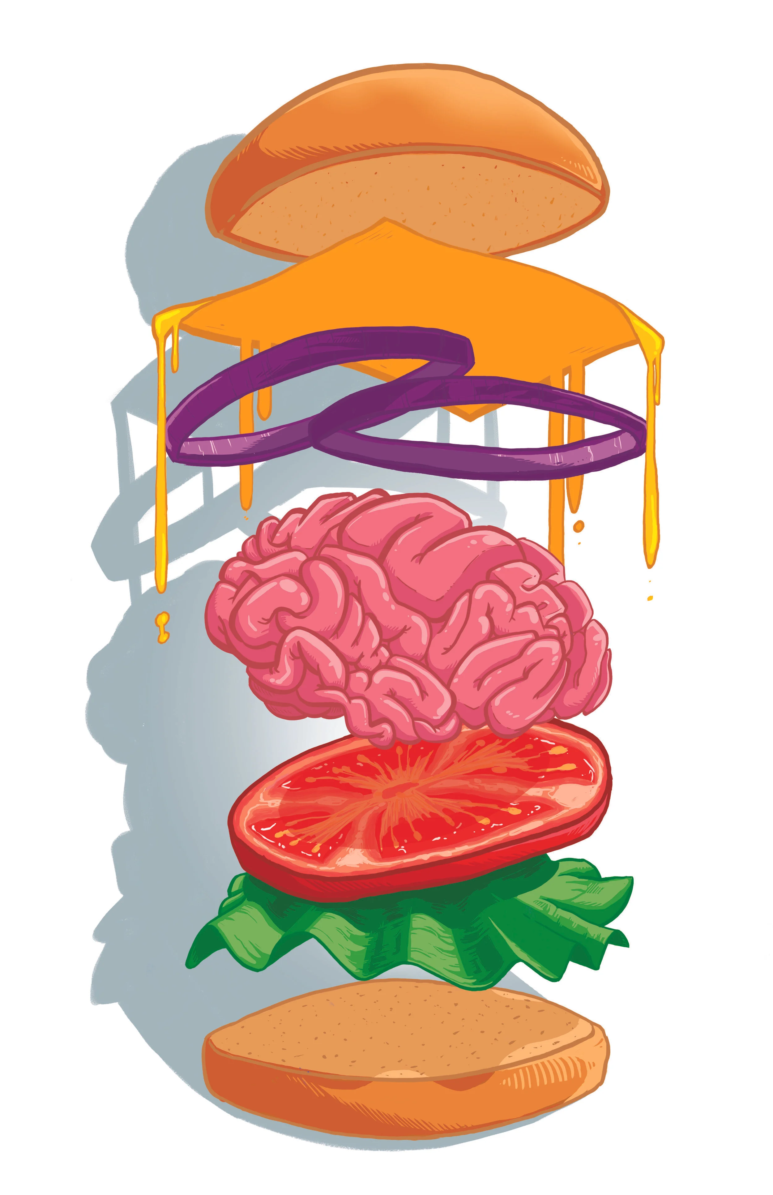 BRAIN BURGER Print 