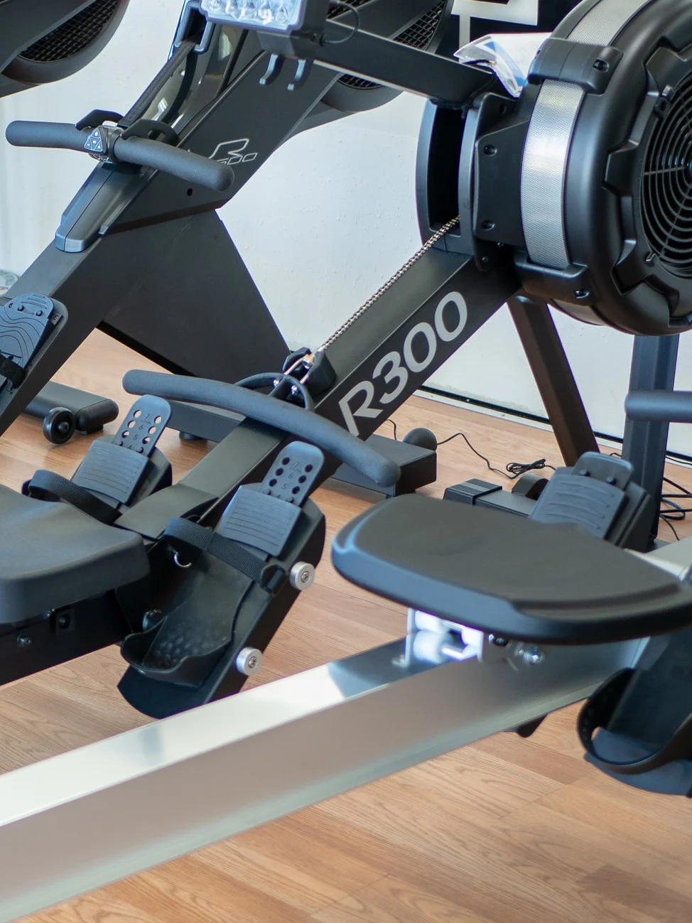 A few of our rowers in our showroom (we have several)