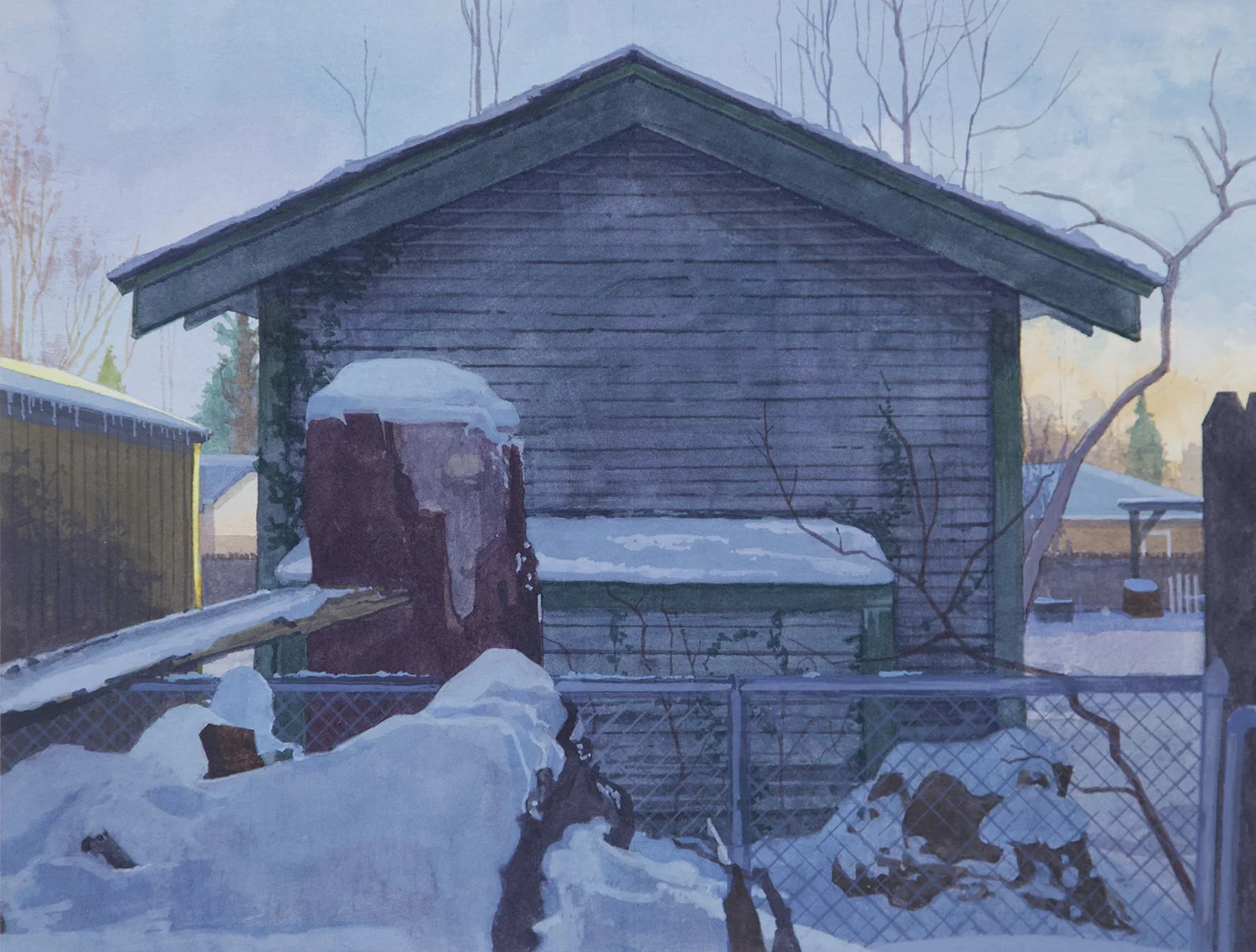Shed at Dusk