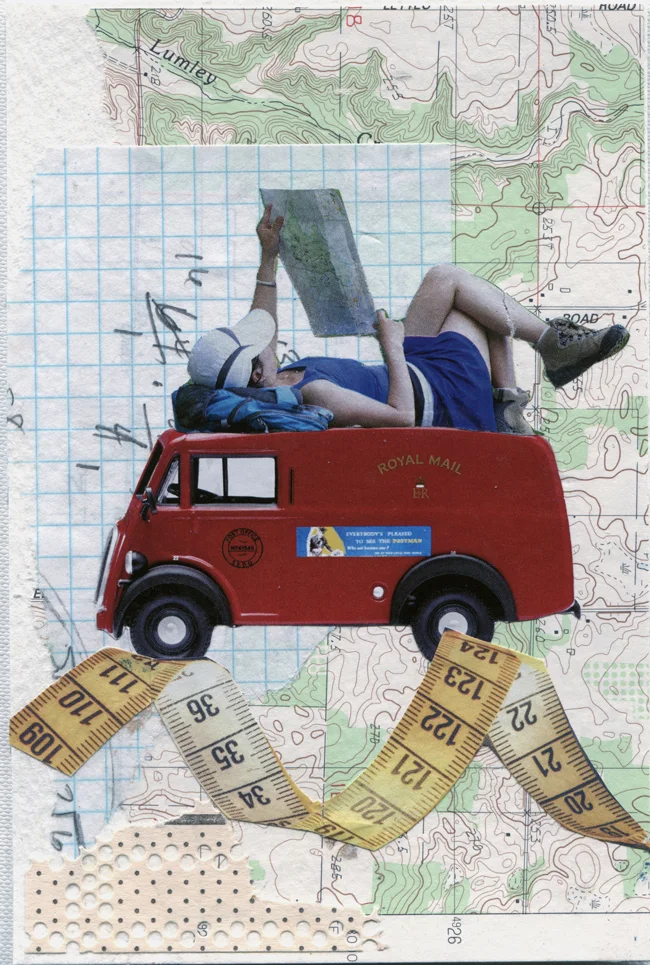 Collage on Watercolor Paper, 2016