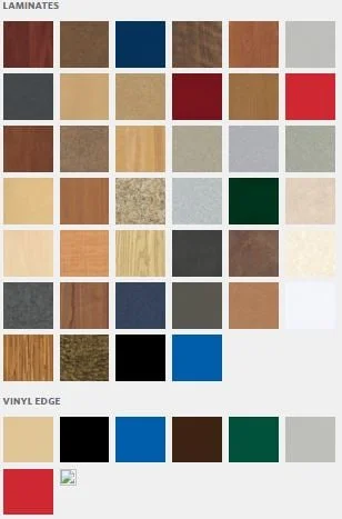 Vinyl Edge Table Top Finishes