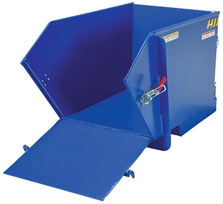 Hopper with Fold Down Front Panel