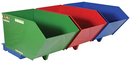3 Bin Recycling Hopper