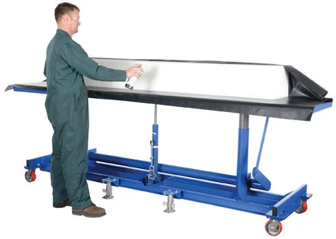 Steel Ergonomic Long Deck Cart 30 Inches