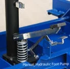 Steel Ergonomic Long Deck Cart Springs