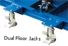 Steel Ergonomic Long Deck Cart Floor Jacks