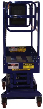 500 LB Capacity Drivable Mini Scissor Lift
