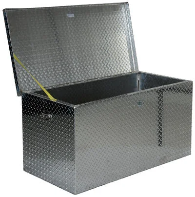 36 in. x 60 in. Aluminum Portable Tool Box with Casters and Fork Pocket 36 in. x 60 in. Aluminum Portable Tool Box with Casters and Fork Pocket