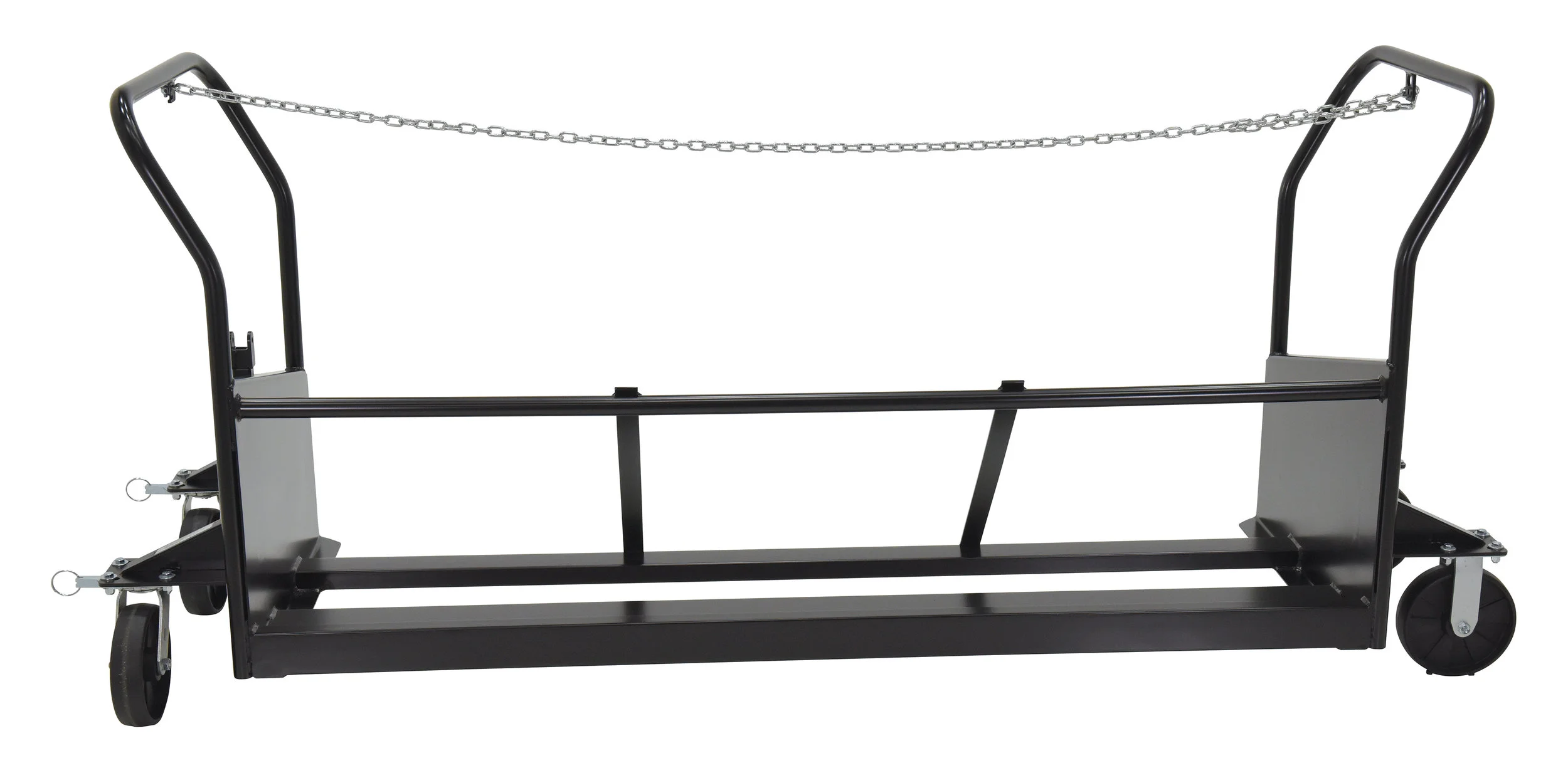Steel Trash Can Cart 65 And 95 Gallon Capacity
