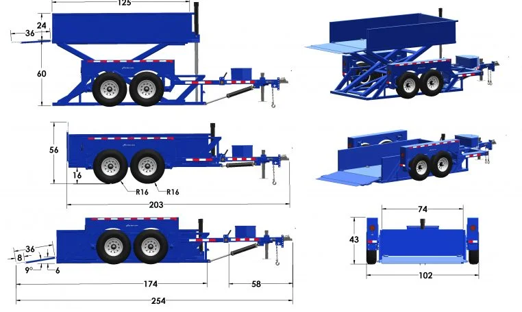 Ground-Level Loading Trailer