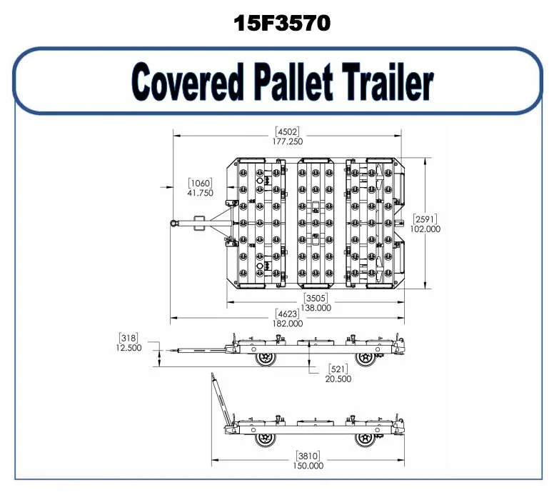 Covered Trailer 15F3570