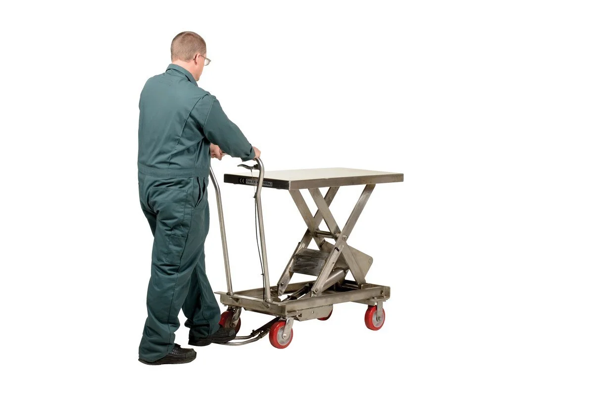 Stainless Scissor Cart