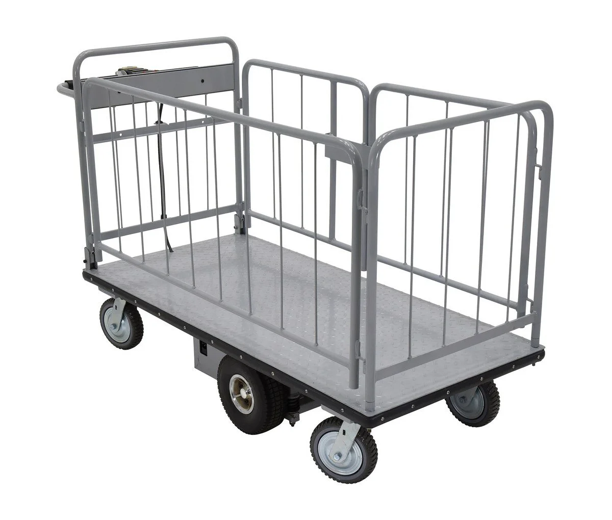Electric Material Handling Cart - 4 Sides