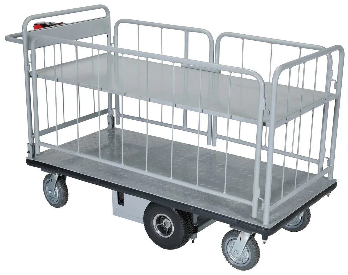 Electric Material Handling Cart - 2 Shelves