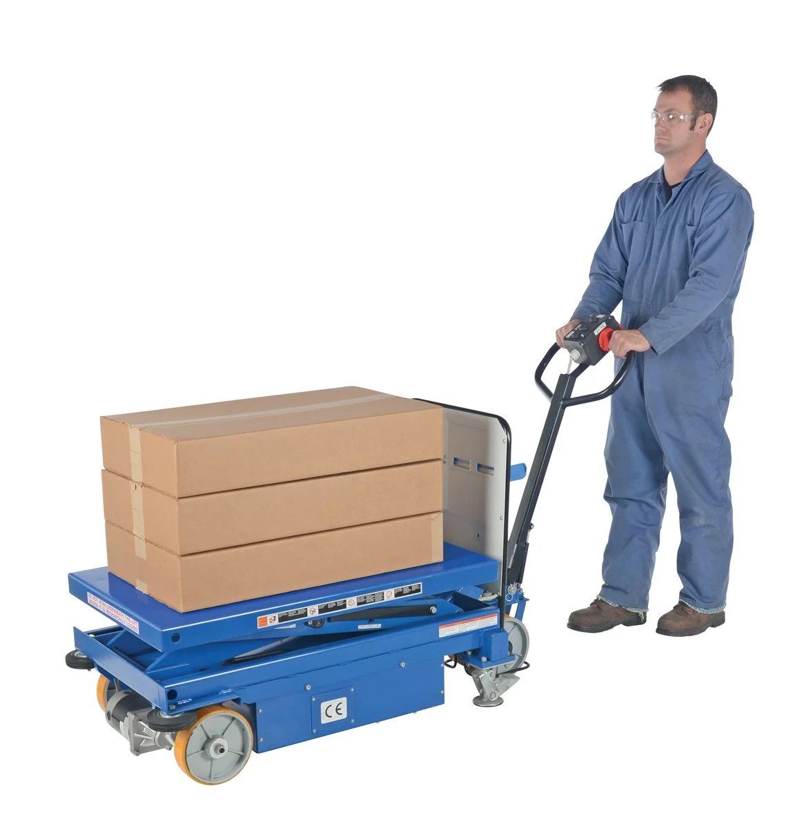 Powered Drive Scissor Lift Carts
