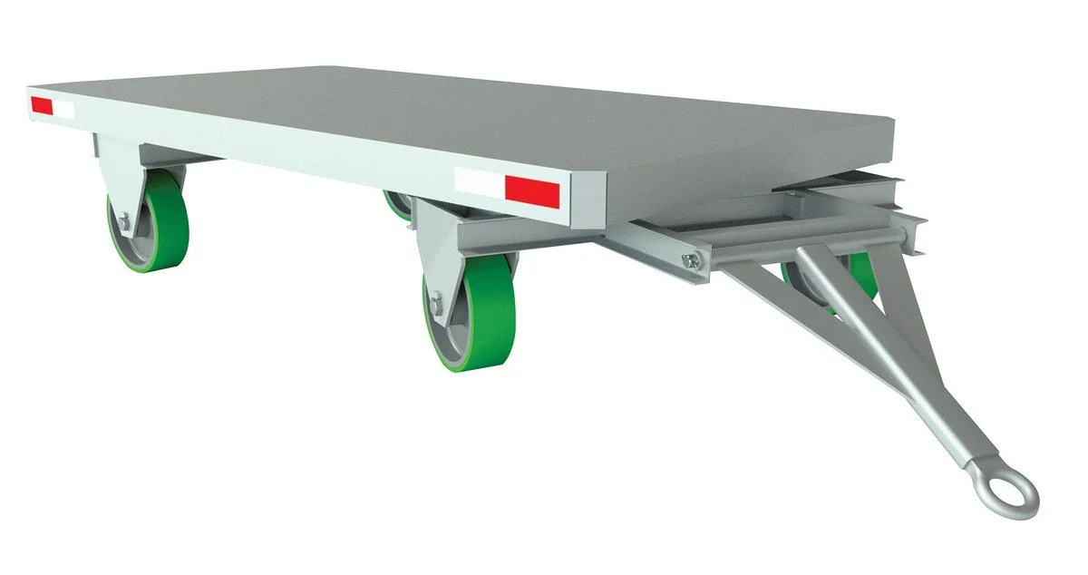 Fifth Wheel Steer Trailers Polyurethane Wheels