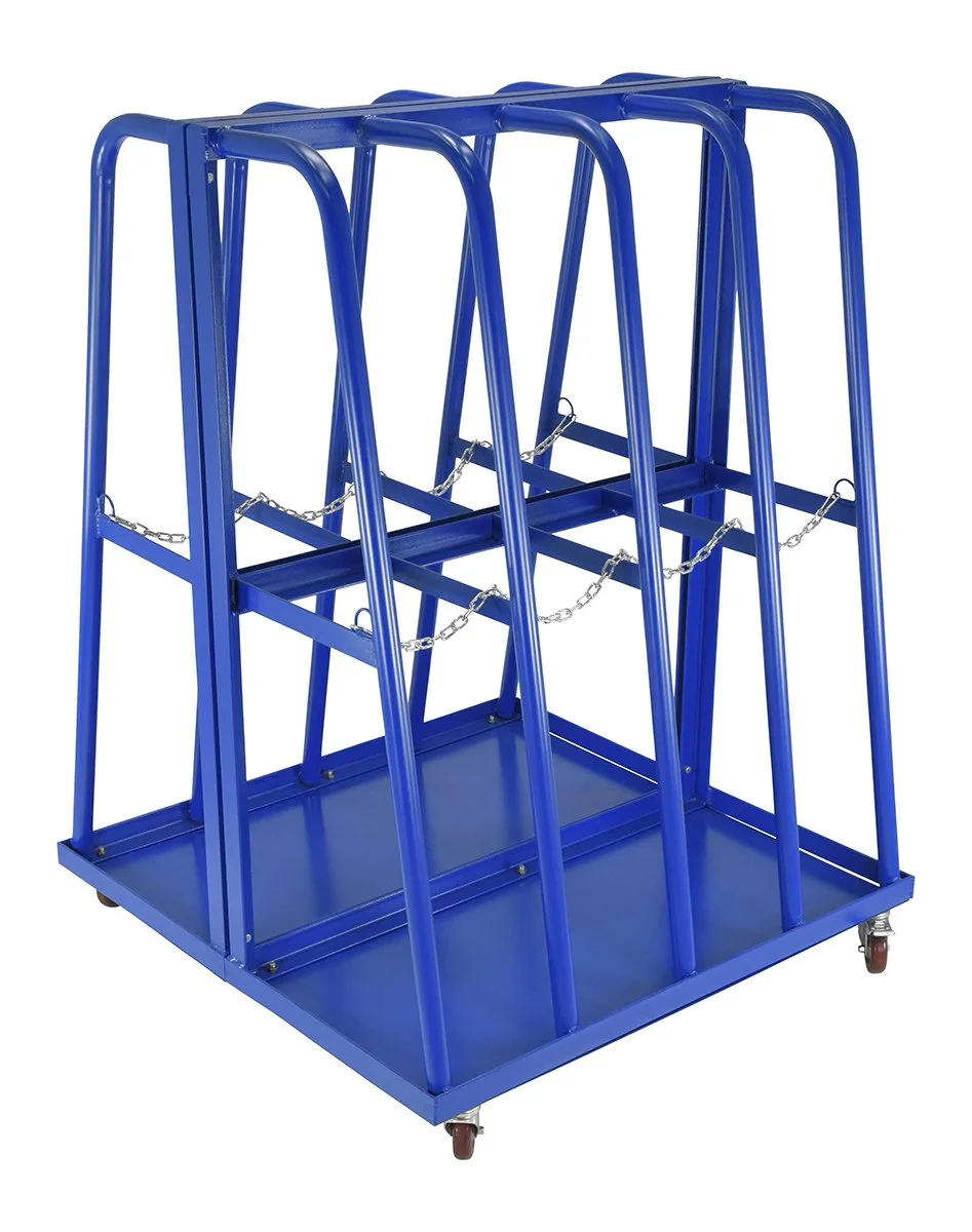 Steel Double Sided Vertical Storage Rack Truck