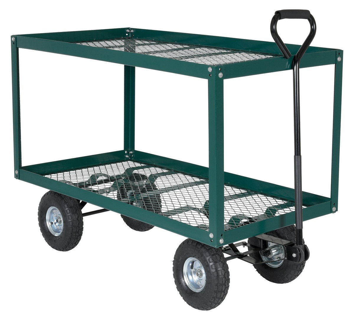 Steel Landscape Cart with Two Shelves