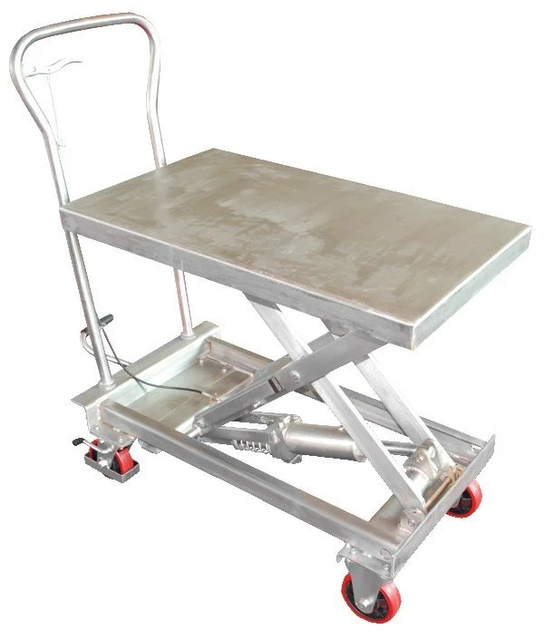 304 Stainless Steel Scissor Cart 400 Lb Capacity