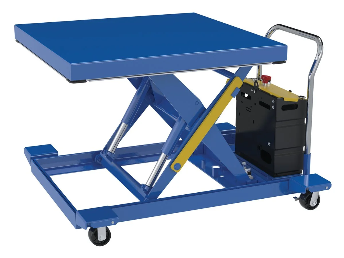 Steel DC Heavy Duty Low Profile Scissor Lift Truck