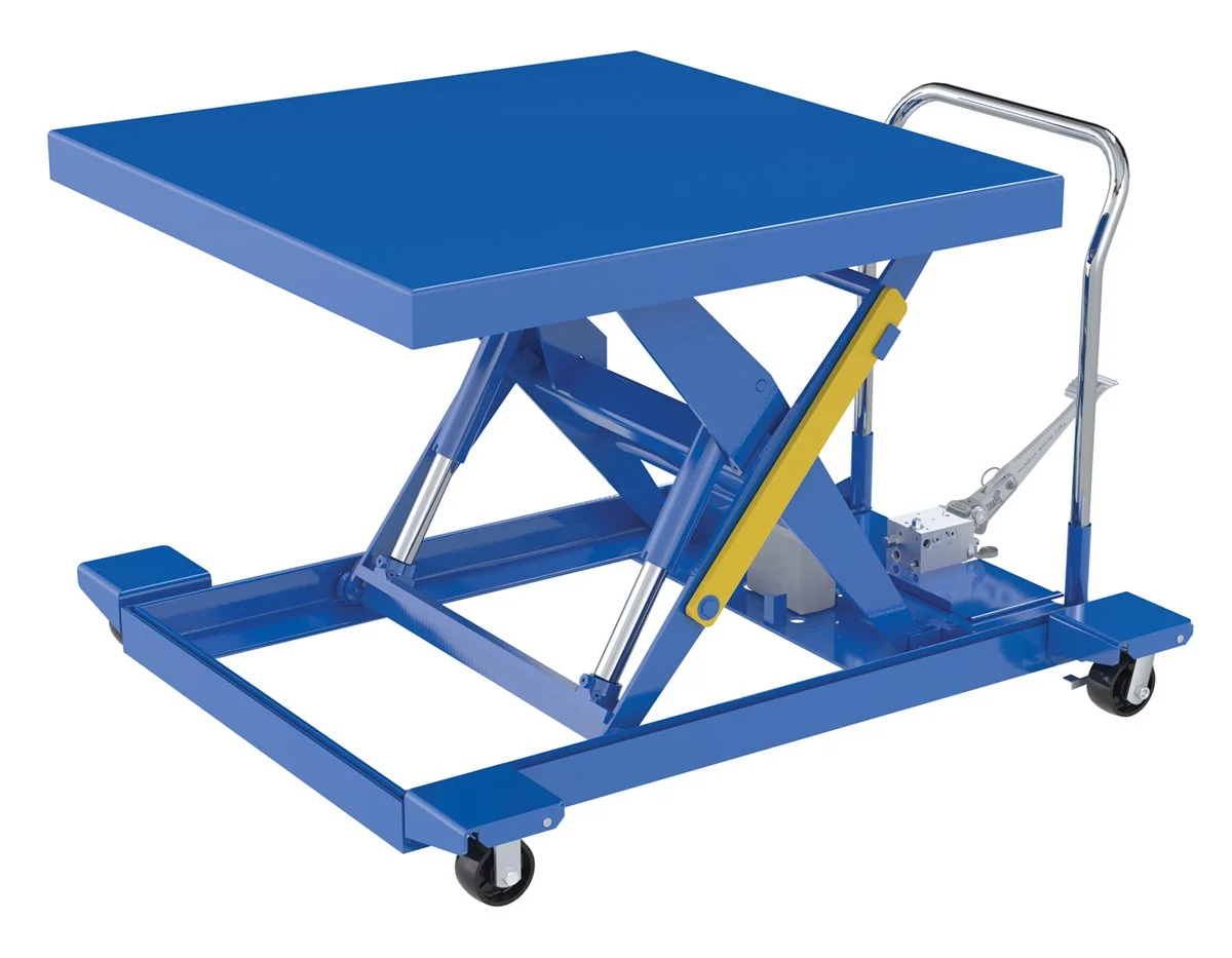Steel DC Heavy Duty Low Profile Scissor Lift Cart