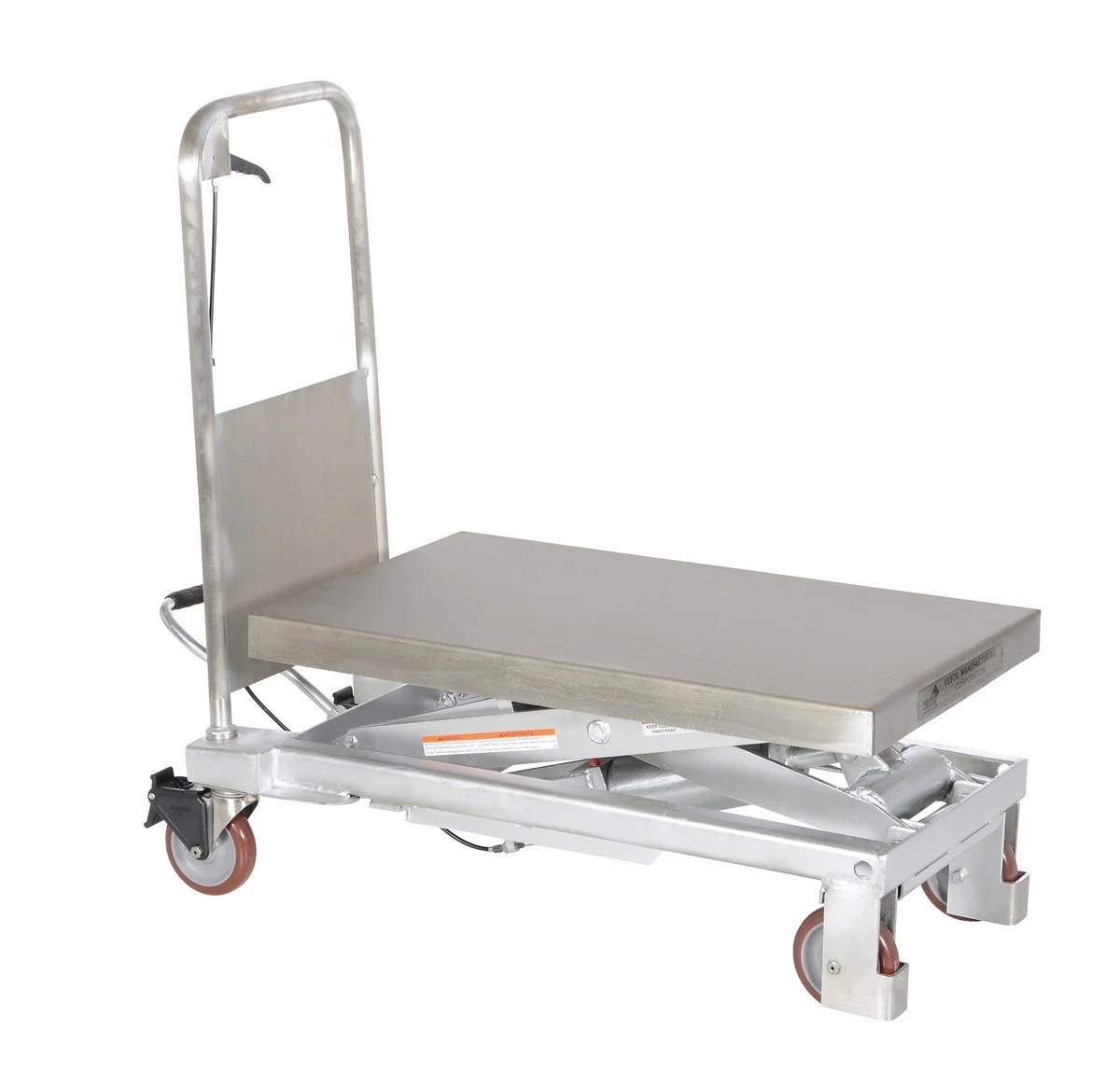 Partially Stainless Steel Hydraulic Elevating Carts
