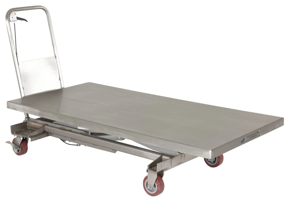 Partially Stainless Steel Hydraulic Elevating Truck