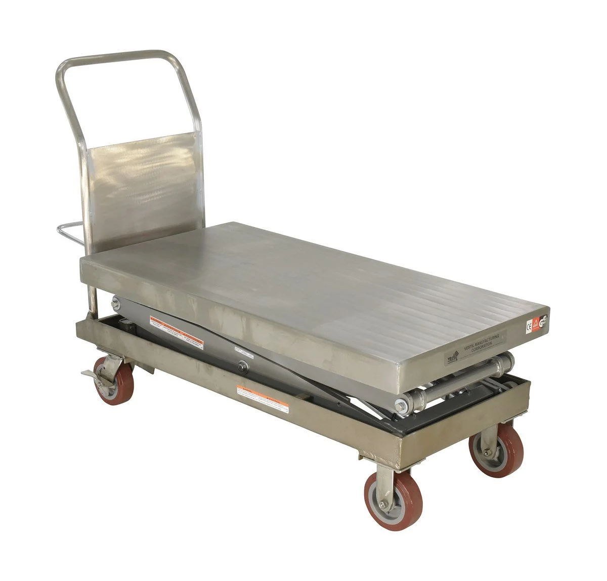 Partially Stainless Steel Hydraulic Elevating Truck