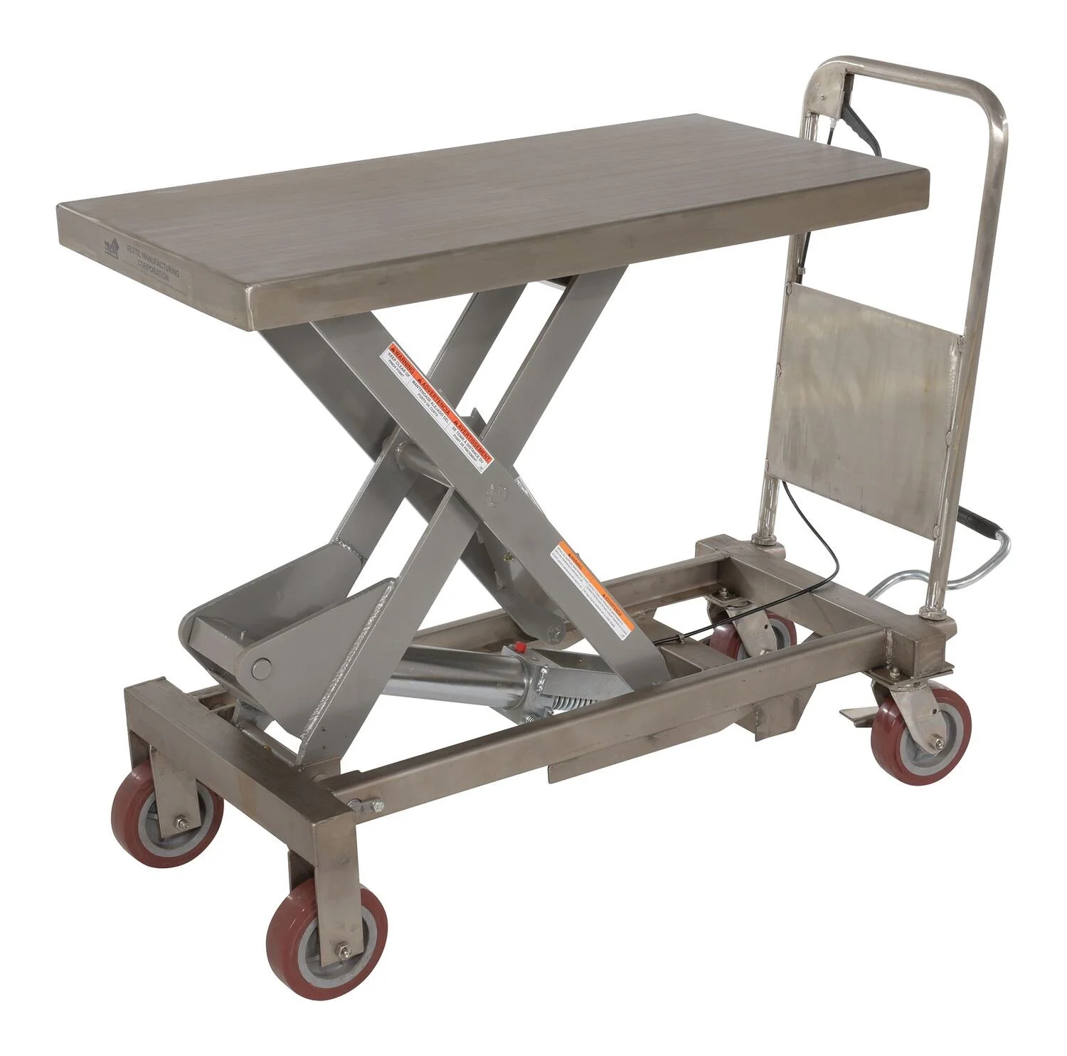 Stainless Steel Hydraulic Elevating Cart