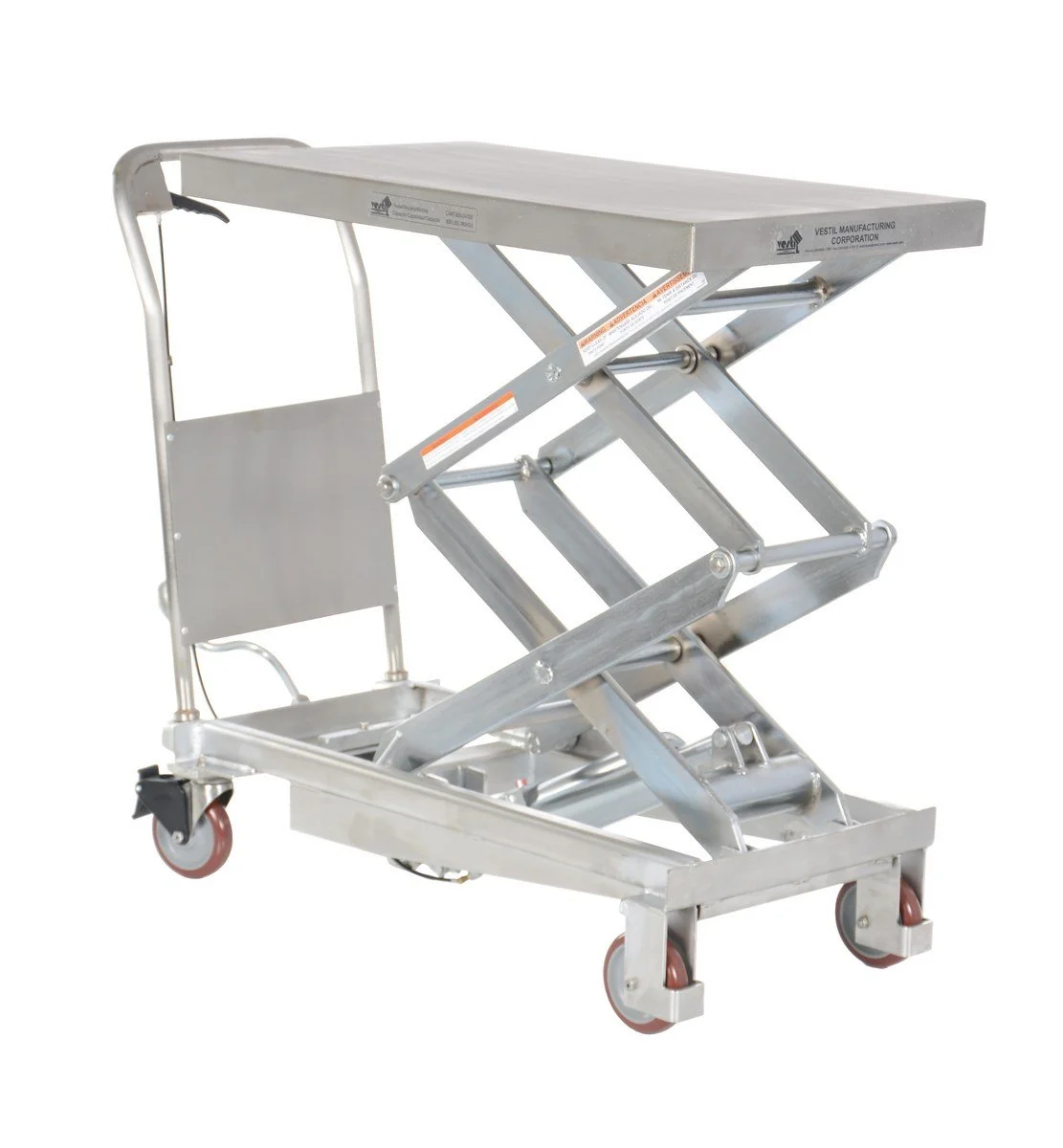 Partially Stainless Steel Hydraulic Elevating Truck
