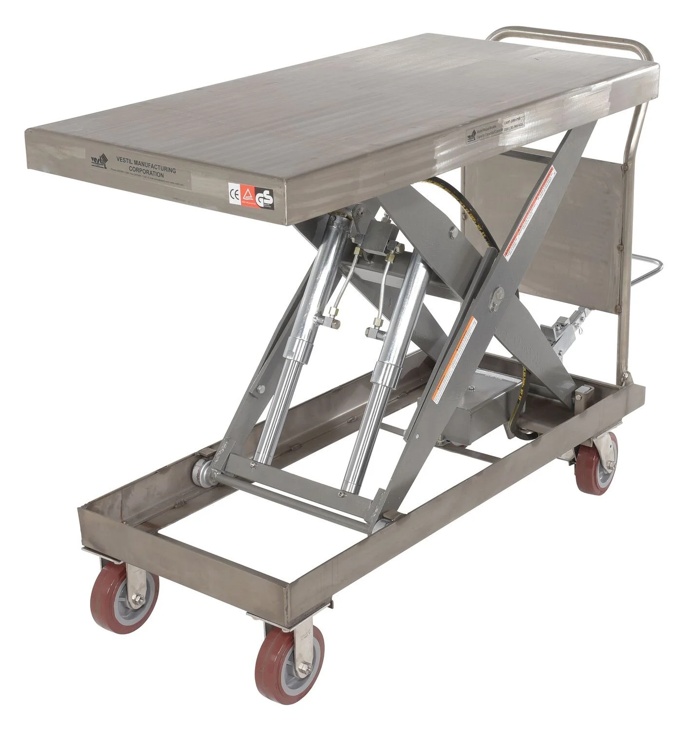 Stainless Steel Hydraulic Elevating Truck