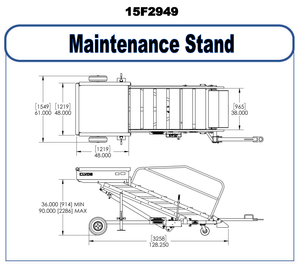 Ground Support Maintenance Stand | Platform & Ladder