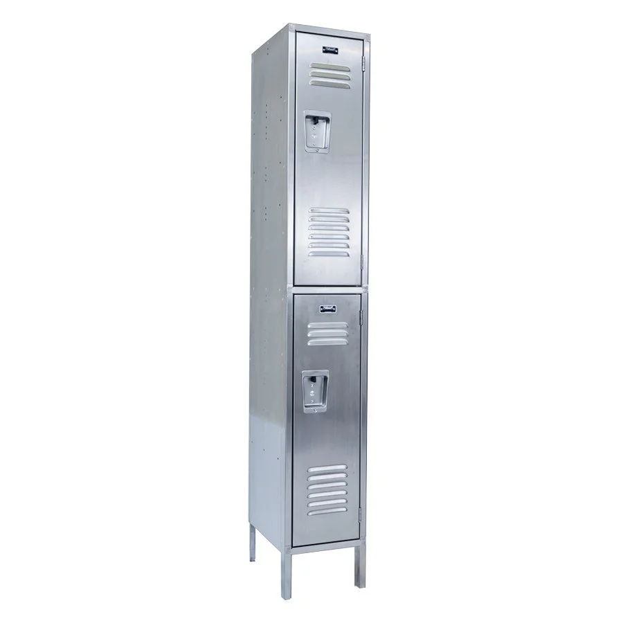 Stainless Steel Lockers 1 Column 2 Rows