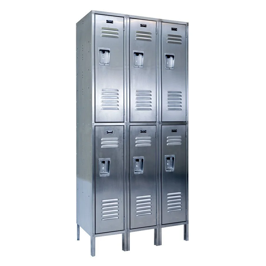 Stainless Steel Lockers 3 Column 2 Rows