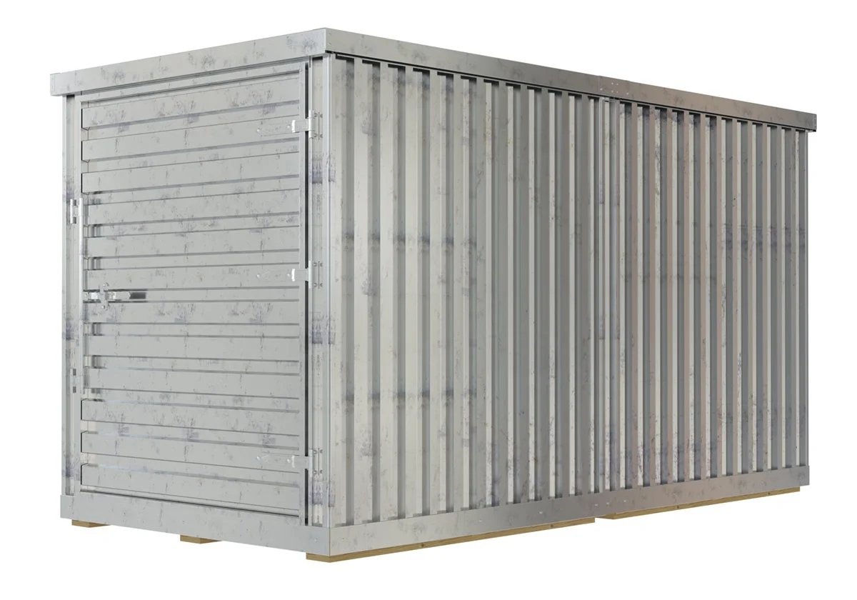 Galvanized Storage Shed