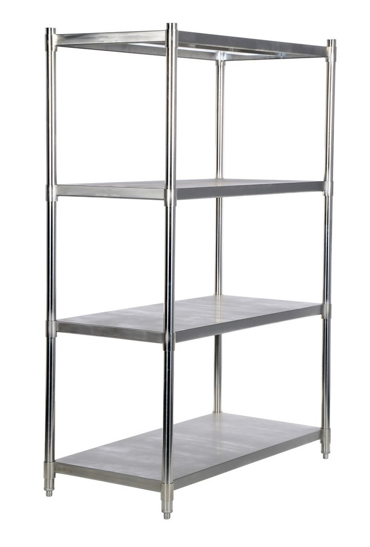 Stainless Steel Shelving Platform Ladders