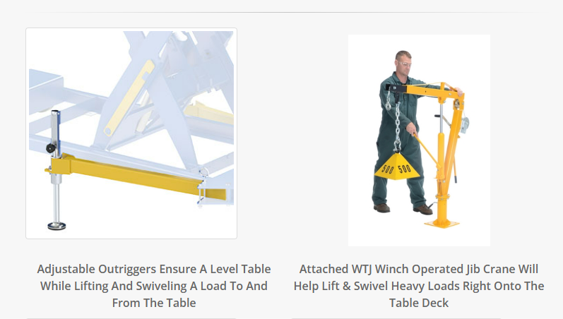 Portable Lift Table With Hoist