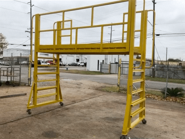 Steel Adjustable Rolling Mobile  Platform
