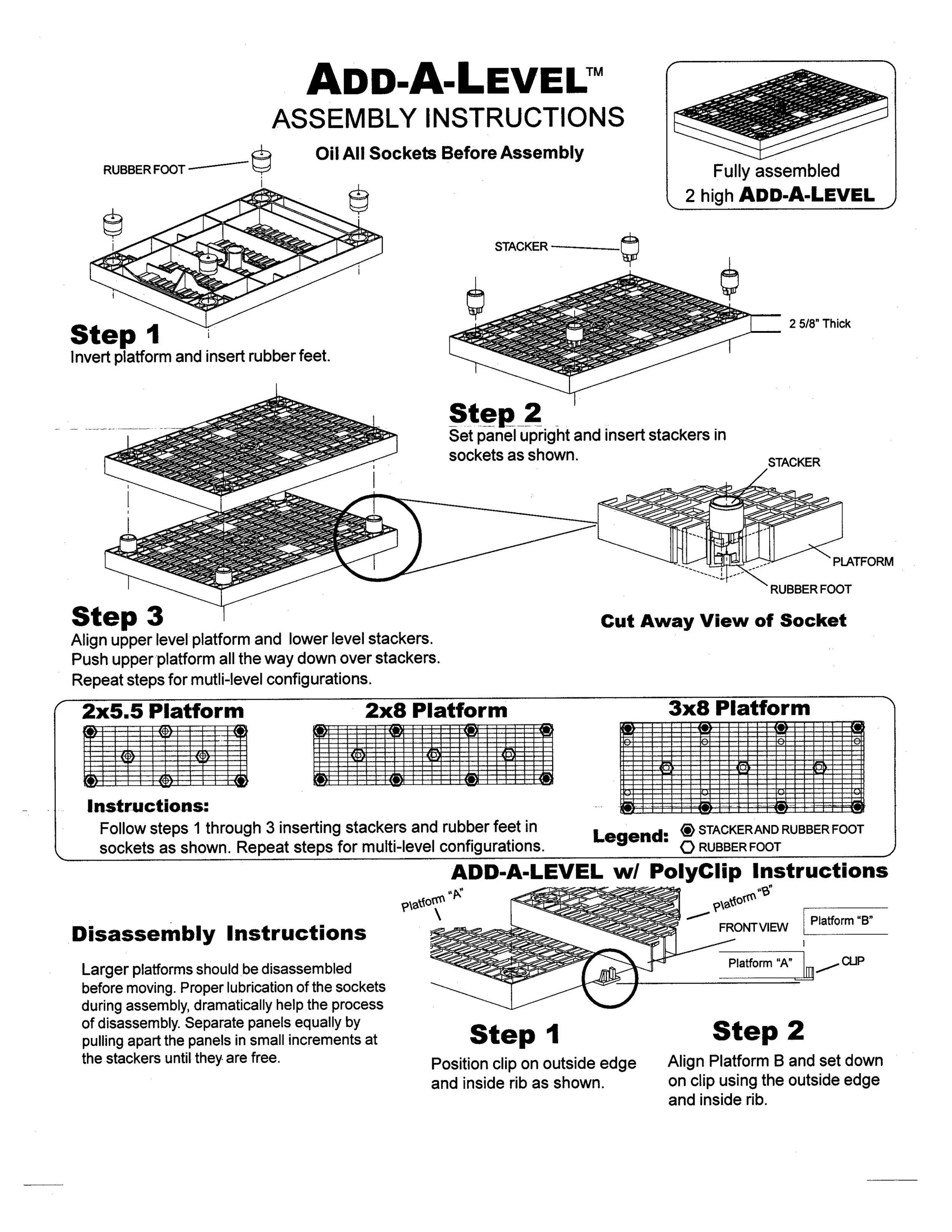 Add-A-Level - Anti-Fatigue Platform