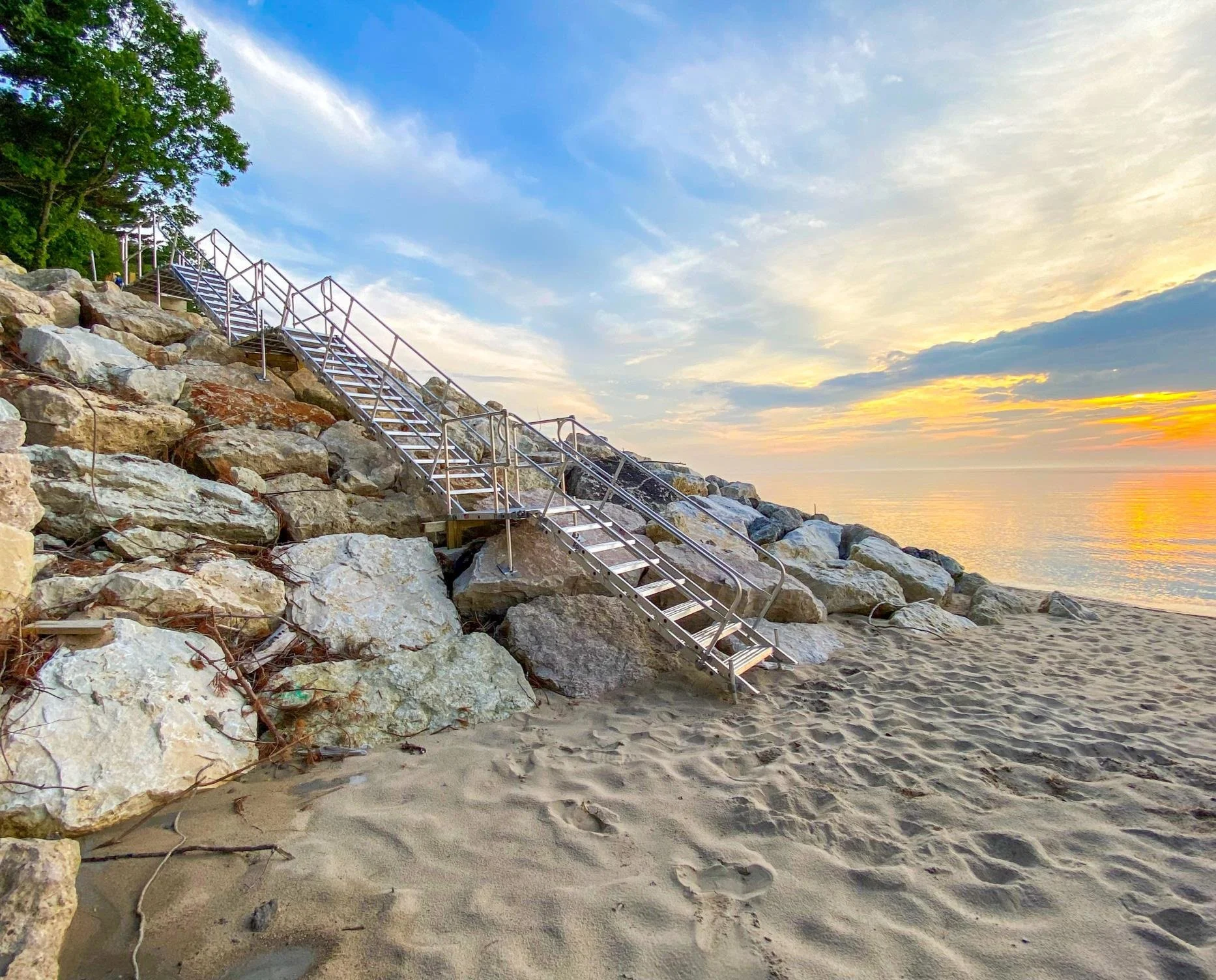 Removable Aluminum Stairways