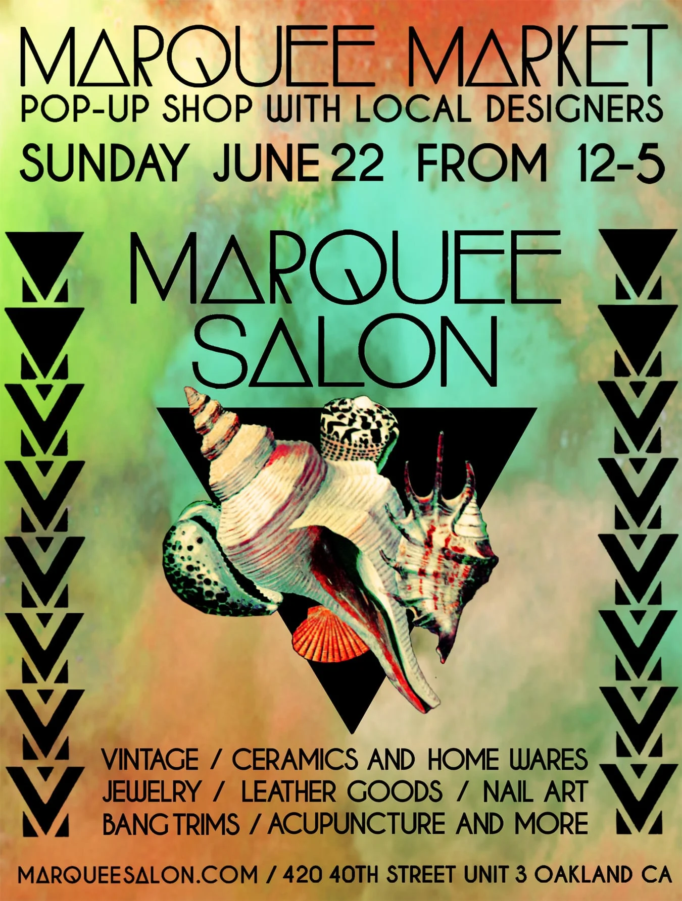 STARCADE DESIGNS FOR MARQUEE SALON / EVENT ADD, POSTER DESIGN / ©MARQUEE SALON .